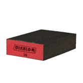 Diablo DFBLBLOCOR01G 5" x 3" x 1" 36-Grit Large Flat Edge Sanding Sponge